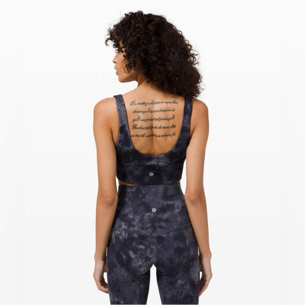 Lululemon Black and Gray Tie-Dye set